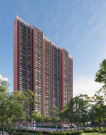 Sobha Aranya towers above landscaped gardens — artist’s impression